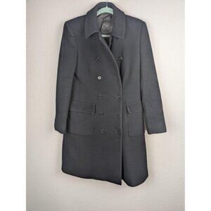 Brooks Brothers Mens Wool Double Breasted Peacoat Medium